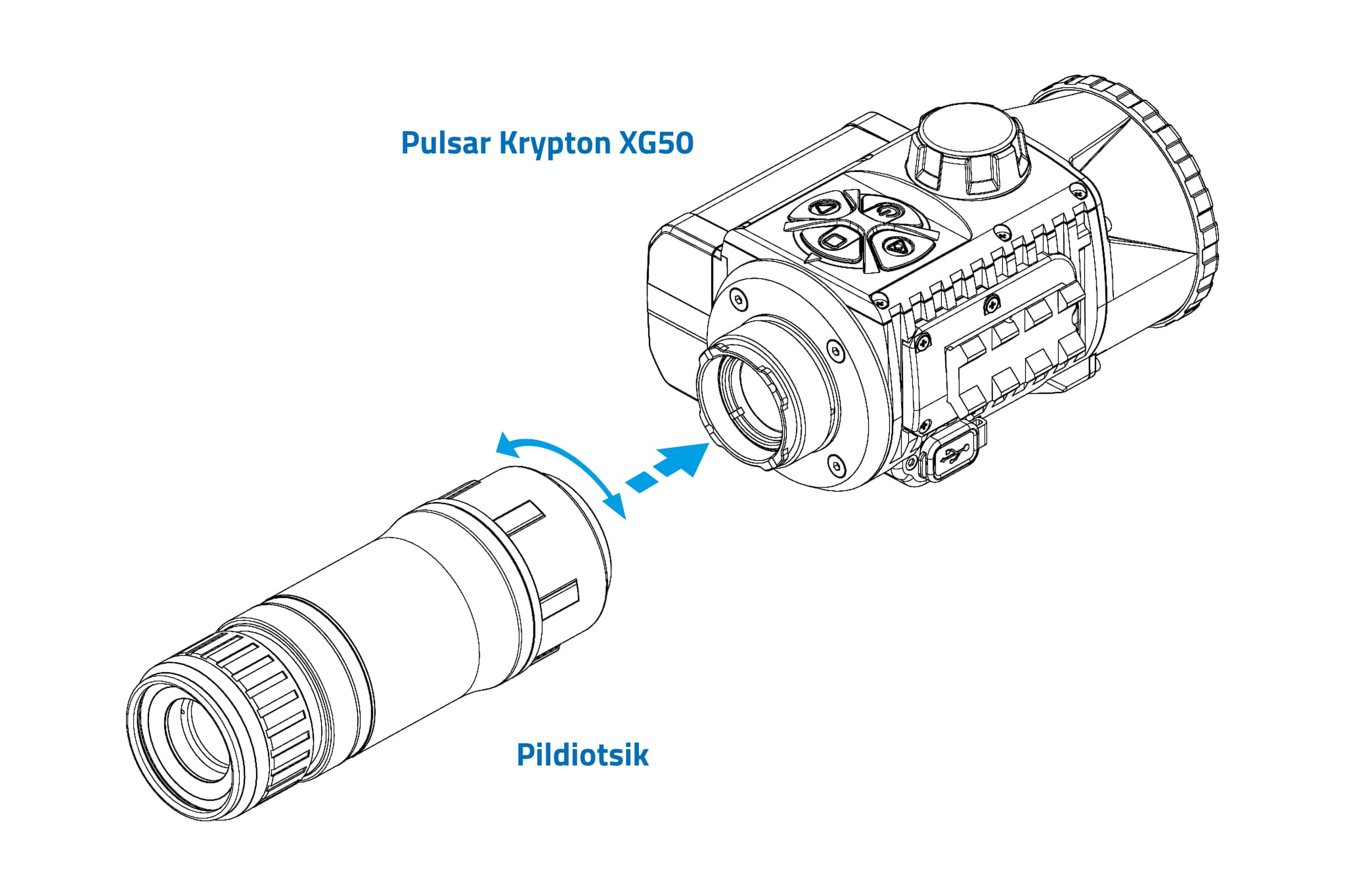 Termokaamera Pulsar Krypton XG50